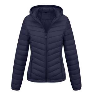Chaquetas de Invierno Acolchadas para Hombre, Estilo Burbuja con Cierre, Color Azul Marino, Tejido Transpirable, Relleno de Algodón, Talla Grande, Venta al Por Mayor 2025 - Product Image 5