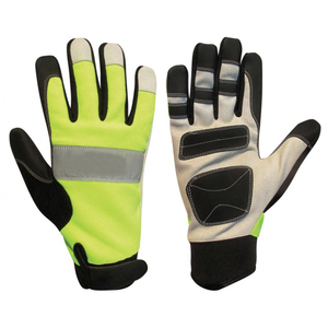 Hot Sale Top Quality Custom Leather <b>Material</b> Made Mechanical Work Gloves Customized Working Safety Mechanic Gloves With Logo - Product Image 5
