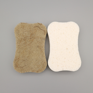 Tampon à récurer naturel pour couper la saleté de cuisine avec facilité-Éponge à récurer anti-rayures pour vaisselle et casserole Éponge à pâte de bois en sisal - Product Image 4