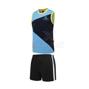 Custom Volleyball Uniform Set for <b>Men</b> Team Jerseys and <b>Shorts</b> Quick Dry Sportswear for Sale - Product Image 1