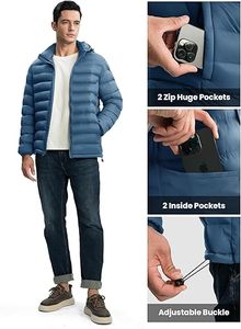 Veste matelassée pour homme 2025, écologique, à séchage rapide, respirante, personnalisable, col montant, logo frontal, manches longues, vente en gros - Product Image 3