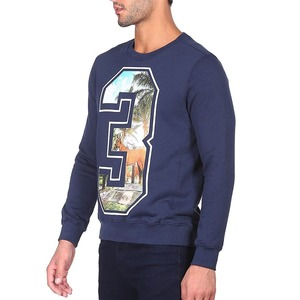 OEM Hombres Sudadera 50 Algodón 50 Poliéster Manga Larga Impreso Oversize Pullover Cuello Redondo Sudadera Al Por Mayor - Product Image 2