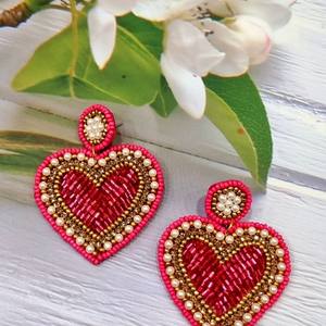 ต่างหูลูกปัด Manu ต่างหูลูกปัดหลายแบบตามสั่งสำหรับผู้หญิงเครื่องประดับสำหรับงานเลี้ยงในราคาที่ดีที่สุดต่างหูลูกปัด - Product Image 5