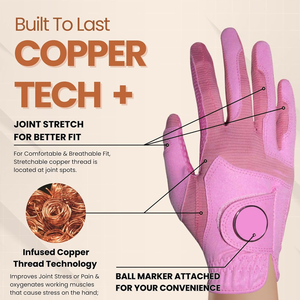 100% gants de golf pour hommes en cuir véritable de haute qualité matériau en cuir anti-dérapant en peau de mouton confortable - Product Image 2