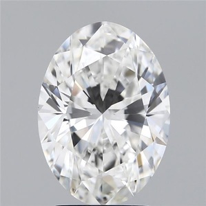 IGI Certified 3,13 CT Lab Grown Oval Cut Diamond Eco-Friendly Loose for Her VVS2 Clarity G Color para anillos de joyería - Product Image 1
