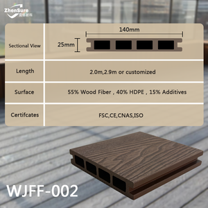 Revêtement de terrasse en bois-plastique imperméable pour <span class=keywords><strong>piscine</strong></span>, différentes tailles - Product Image 2