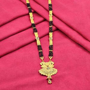 Bán buôn 24K Micro vàng Quảng Cáo & <span class=keywords><strong>Ruby</strong></span> đá dài mặt dây chuyền <span class=keywords><strong>mangalsutra</strong></span>, thời trang quảng cáo <span class=keywords><strong>mangalsutra</strong></span>, đồ trang sức cưới truyền thống Ấn Độ. - Product Image 6