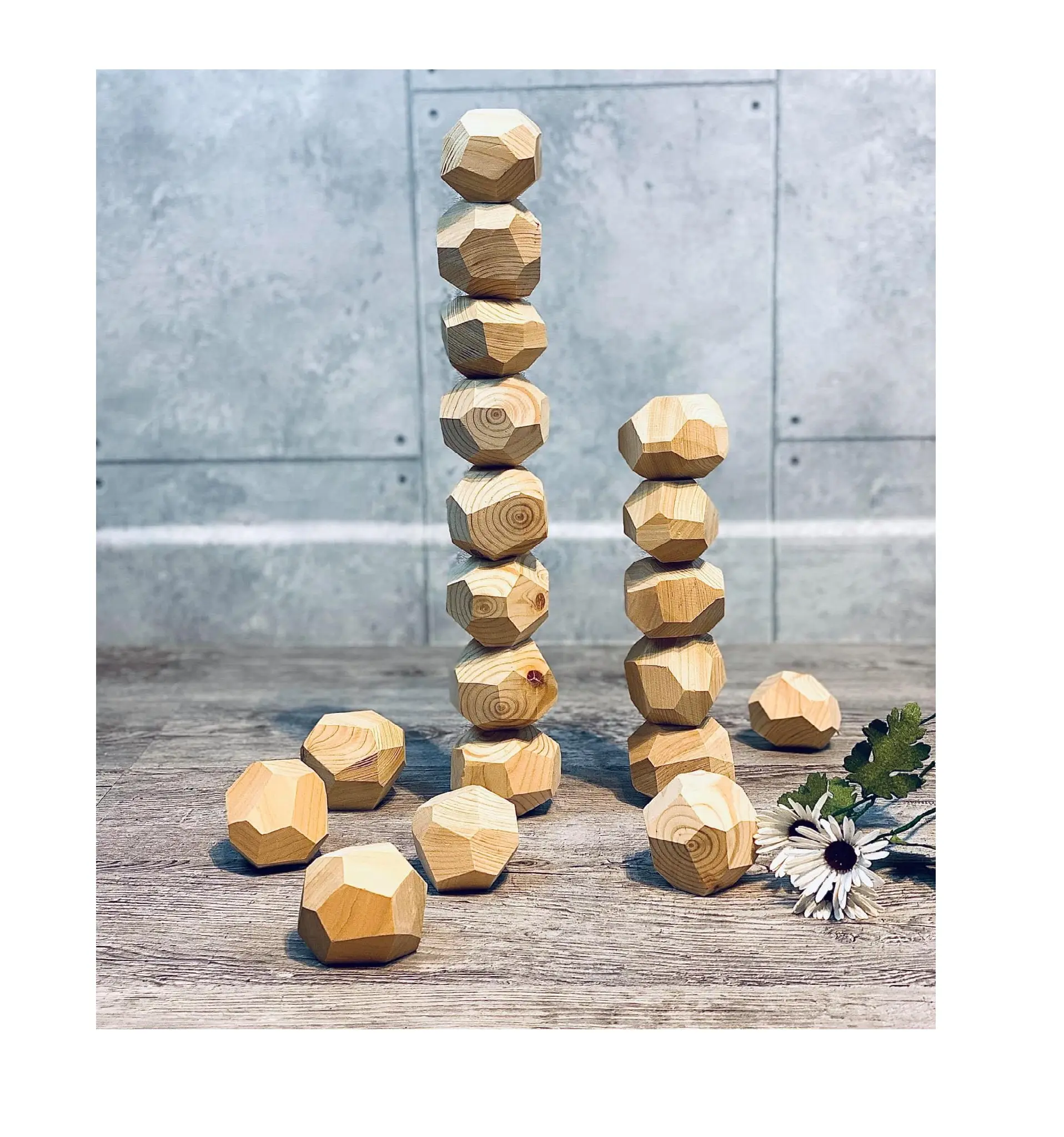 עץ איזון אבנים מתנה לילדים לערום משחק Tumi ישי עץ אבני בניין זול מחיר ידידותית לסביבה 99GD