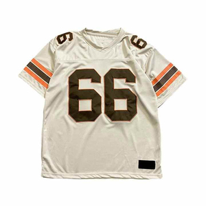Customized American Football Jersey Print Mesh Jersey Tshirt Logo Design Quality <b>T</b> <b>Shirts</b> Wholesale - Product Image 3