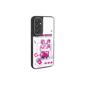 Funda de Silicona con Figura Icónica en Relieve para Samsung Galaxy S24 Plus, Funda Protectora Brillante en la Oscuridad, Negra - Modelos 7 Plus 8 Plus - Product Image 4