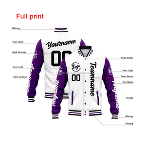 Veste universitaire personnalisée MCACVJ08 Manches en laine brodées Col montant Logo avant Respirant Coupe-vent pour les équipes scolaires - Product Image 3