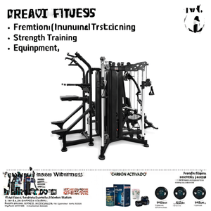 Système de musculation fonctionnel à 4 stations French Fitness pour la maison, équipement d'entraînement de force - Product Image 2