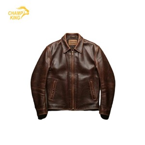 เสื้อแจ็คเก็ตหนังเคลือบแว็กซ์คุณภาพสูง คอตั้ง พร้อมโลโก้ด้านหน้า กันน้ำและเป็นมิตรกับสิ่งแวดล้อม - Product Image 1