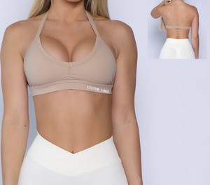Custom Womens Sports <b>Bra</b> Quick Dry Shockproof Racerback Yoga Crop Tank Top High Strength Lapel Fitness Workout Sports <b>Bra</b> Women - Product Image 2