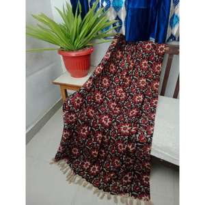 Tradicional indio Premium 100% algodón ecológico Floral impreso manta Super suave y uso para todas las estaciones - Product Image 3