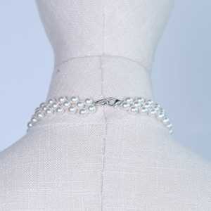 Bridella VG98 White Pearl Soft Elegant <b>Shawl</b> for Proms & Formal Events Dresses Accessory - Product Image 2