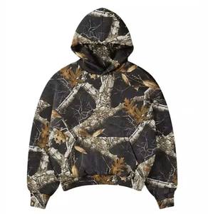 2025 personalizado de los hombres 100% de algodón de gran tamaño pulóver liso con capucha de alta calidad de invierno de personalización con capucha - Product Image 3