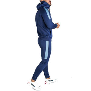 Survêtements de sport à manches longues pour hommes Vêtements de sport décontractés pour hommes Ensemble de survêtements de course personnalisés et élégants - Product Image 3