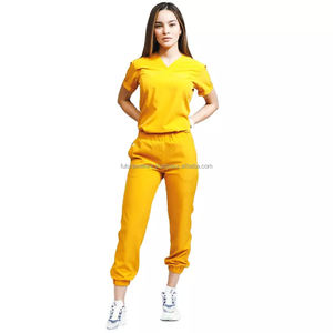 Venta al por mayor de uniformes de enfermería suaves para mujeres, conjuntos de uniformes de enfermería para mujeres, uniformes médicos de enfermería, uniformes de hospital de verano - Product Image 1