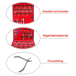 Juego de 18 Piezas de Alicates de Ortodoncia de Acero Inoxidable, Kit de Herramientas de Instrumentos de Ortodoncia para Clínicas Dentales - Product Image 5