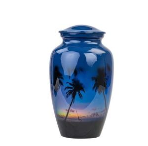 Handmade Floral Carved <b>Urn</b> <b>for</b> Human <b>Ashes</b> Large Personalized Cremation Handcrafted <b>Dogs</b> <b>Ashes</b> - Product Image 5