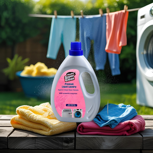 Detergente líquido biodegradable ecológico para ropa, ingredientes naturales con fragancia de jazmín y lavanda para ropa - Product Image 6