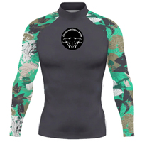 Nueva Camiseta de Manga Larga Transpirable para Hombre, Camiseta de Surf, Protección Solar, Sudadera de Surf, Protección UV, Traje de Baño UPF de Secado Rápido