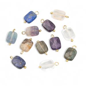 925 Argent Rectangle Lapis Gemstone Charm Pendentif-Fabriqué À La Main Fine Pendentif En Gros - Product Image 2