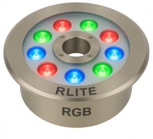 Lumière funéraire au sol 9W RGBW changeant de couleur LED Inground Up light | Éclairage paysager extérieur - Product Image 4