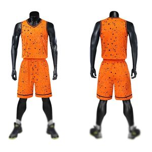 Uniformes de basket-ball sur mesure, logo personnalisé, couleurs personnalisées, unisexe, grandes tailles, respirant, séchage rapide, 100% polyester, sans manches - Product Image 4