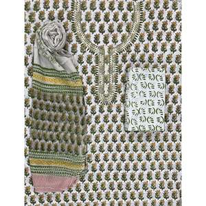 Conjuntos de Traje de Algodón sin Coser para Mujer, Estampados a Mano - Product Image 1