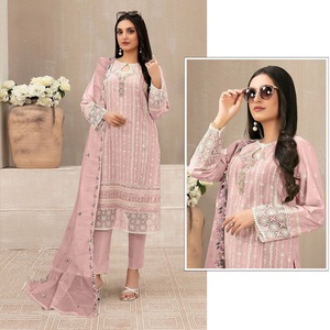Qualité Exportation Fournisseur Indien Designer Pakistanais Salwar Kameez Costume Ensemble pour Mariage Fête Porter au Meilleur Prix - Product Image 1
