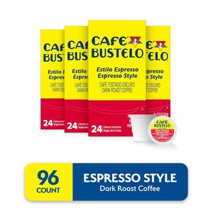 Café Bustelo Espresso Style Dark Roast, Cápsulas de Café Individuales, Paquete de 96 - Product Image 2