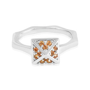 Bagues en argent sterling 925 de qualité supérieure, bijoux fantaisie délicats, pierres précieuses de couleur zircon pour femmes - Product Image 6