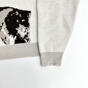 Jersey personalizado de punto con cuello redondo de invierno para hombre, suéter de talla grande, ropa de punto para hombre, suéter de gran tamaño para hombre - Product Image 5