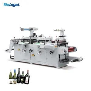 Factory Price Professional high speed label flat bed die cutting machine paired with printing press