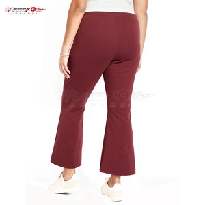 Pantalones de chándal Acampanados para mujer Everyday Wear con tejido elástico y pantalón de mujer de gran tamaño - Product Image 2
