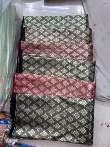 Lujosa tela de seda Lisa textil de fibra natural en estilo Jacquard producida a partir de capullos de gusanos de seda - Product Image 4