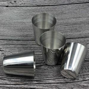 Verre à liqueur en acier inoxydable de haute qualité élégant argent plaqué vin et cocktail boissons boissons gazeuses en gros - Product Image 2