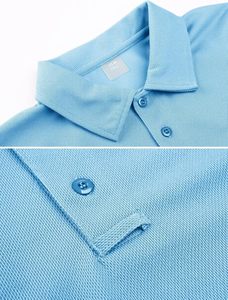 Polos à manches longues personnalisés pour hommes tissu en coton logo brodé vente en gros en usine - Product Image 4