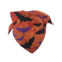 Collier de cou réglable en polyester pour animaux de compagnie, bandana d'été pour chien et chat avec motif animal, serviette triangulaire solide pour nettoyer la salive