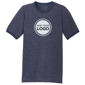 เสื้อยืดผู้ชายเสื้อยืดคอกลมแขนสั้นสีตัดกันลำลองกีฬาเสื้อยืดเสื้อยืดสำหรับทุกเพศ - Product Image 5