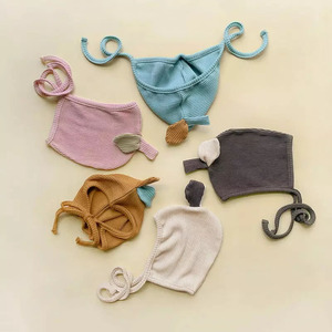 Ensemble de vêtements <span class=keywords><strong>pour</strong></span> bébé mignon, pull à manches longues en coton côtelé, fermeture à glissière, vente en gros, nouveau-né, garçon ou fille, tenue 3 pièces avec chapeau - Product Image 4