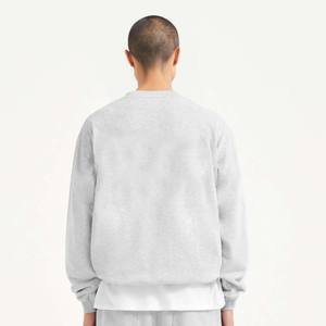 2023 vêtements de sport pour hommes brodé Logo Club gris anthracite pull sweats à col rond - Product Image 4