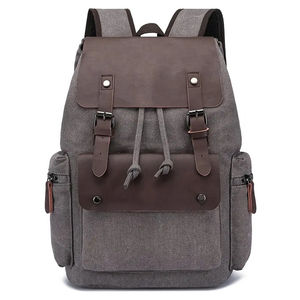 ผู้ผลิตกระเป๋าเป้สะพายหลังแบบมีเชือกผูก แฟชั่น สบายตัว เหมาะสำหรับการเดินทาง กิจกรรมกลางแจ้ง  แบบสั่งทำพิเศษ ลายพิมพ์วินเทจ ขายส่ง กระเป๋าใส่แล็ปท็อป กระเป๋าไปโรงเรียน กระเป๋าเป้นักเรียน - Product Image 1