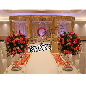 Gran Mandap para matrimonio hindú Golden Wedding Mandap Fabricante Último Mandap DE BODA indio a la venta en EE. UU. - Product Image 1