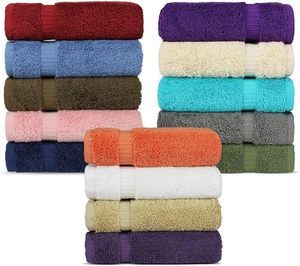 Toallas de Baño para Hotel al por Mayor, Premium, 100% Algodón, Lujosas, Suaves, Ecológicas, con Patrón a Cuadros, Altamente Absorbentes, de Secado Rápido, OEM, Personalizadas - Product Image 1