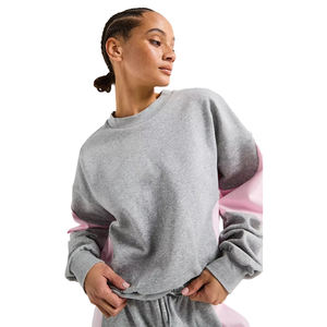 Ensemble de survêtement en coton respirant pour femmes en gros, ensemble de survêtement imprimé à manches longues respirant - Product Image 4