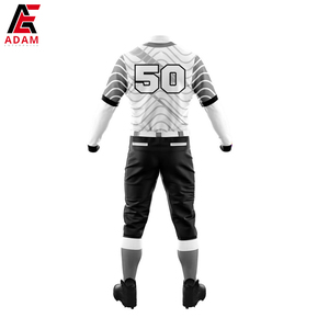 Vêtements de sport de baseball et de softball pour jeunes boutonnés par sublimation personnalisée de haute qualité ensembles imprimés respirants en vente motif vierge - Product Image 2