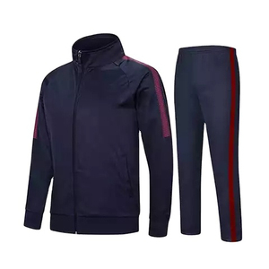 2025 Top vente personnalisé automne hiver haute qualité Polyester veste à glissière et pantalon ensemble Logo personnalisé Jogging costume pour hommes - Product Image 5